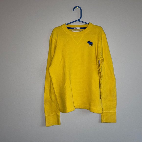 Abercrombie & Fitch Kids Boys Waffle Long Sleeve - Picture 1 of 2